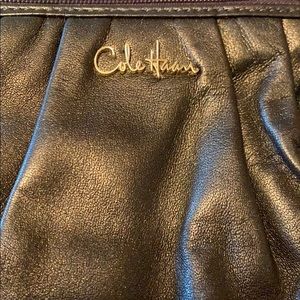 Cole Haan Original gold leather Wristlet